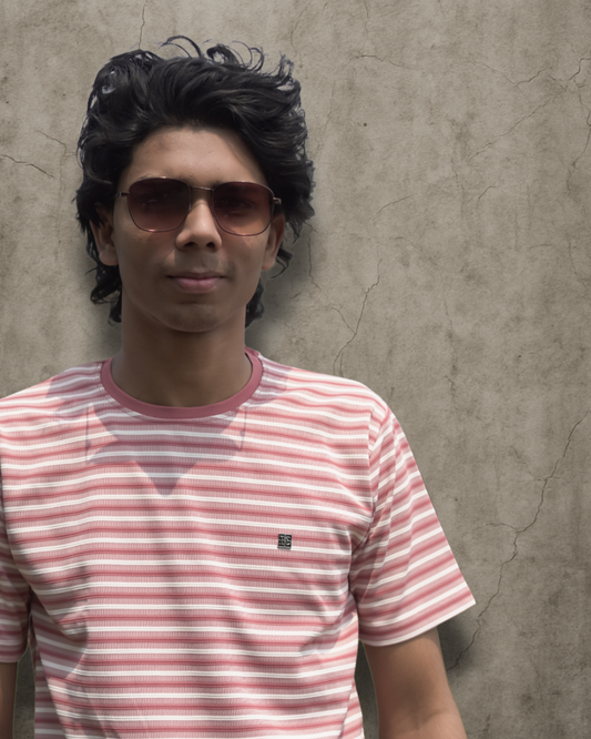 Men's Premium Striped T-Shirt – Classic Fit | Wolf Wears