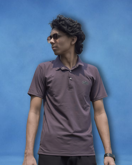 Wolf Wears Men's Premium Polo T-Shirt | Classic Fit in White, Black & Grey