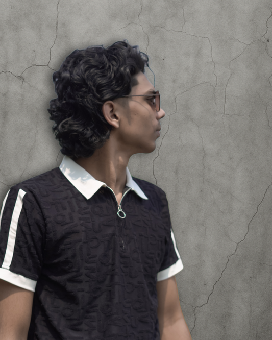 Wolf Wears Men's Premium Polo T-Shirt | Classic Fit in White, Black & Grey