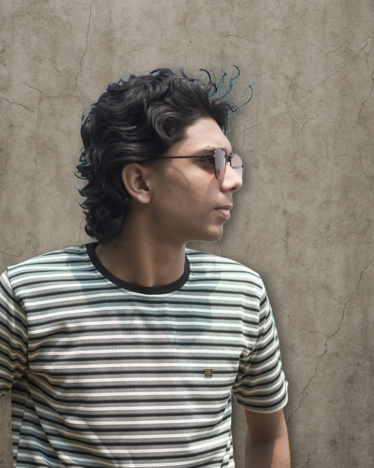 Men's Premium Striped T-Shirt – Classic Fit | Wolf Wears